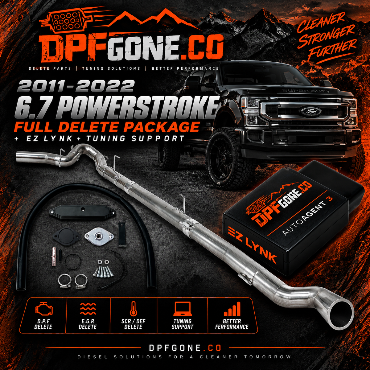 11-22 Powerstroke Full Delete+Tuning
