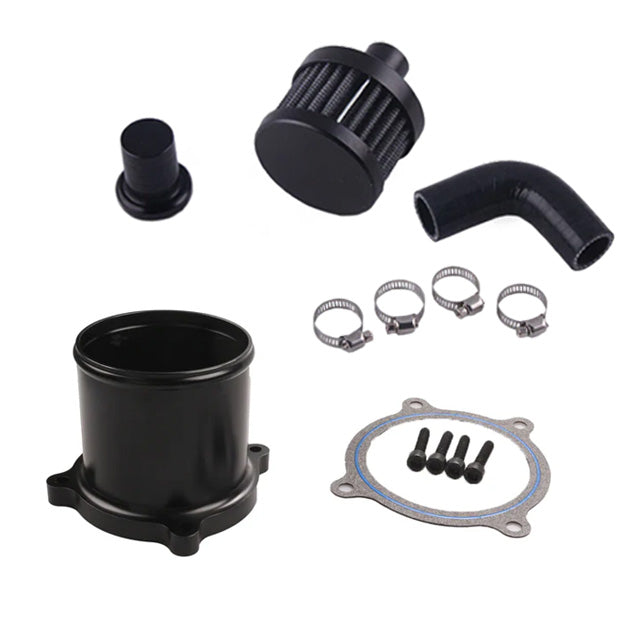 2007.5-2024 6.7L Dodge Ram Cummins 2500 3500 Diesel CCV Black Crankcase Ventilation & EGR Valve Delete Kit
