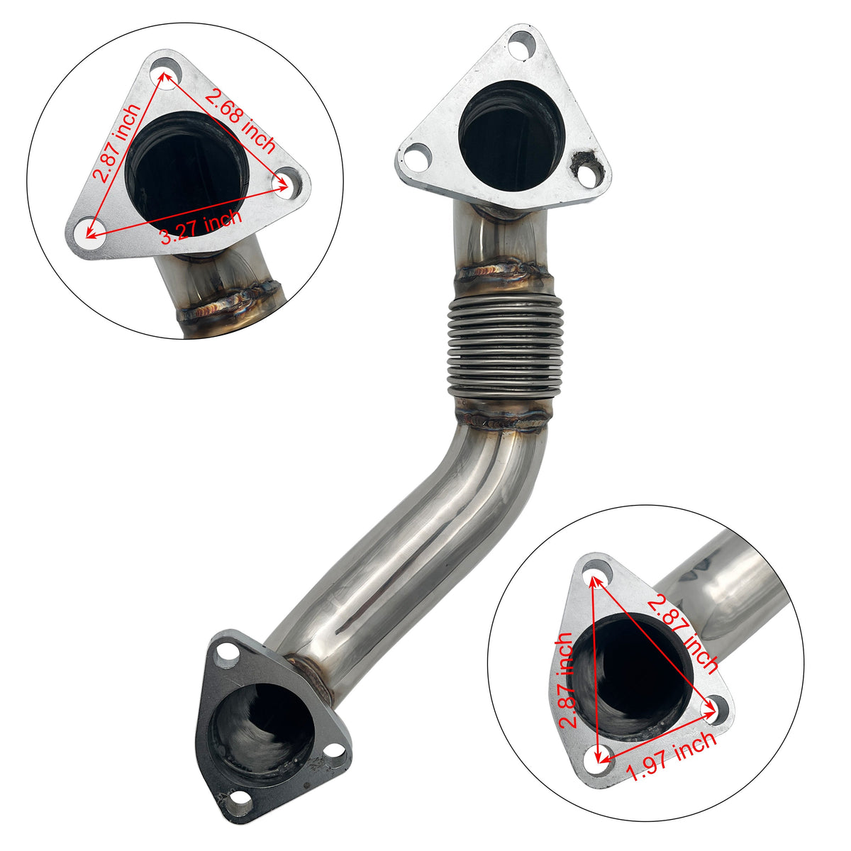 2011-2016 6.6L Chevy Duramax LML Up-Pipe & EGR Cooler Delete Kit (Passenger Side)