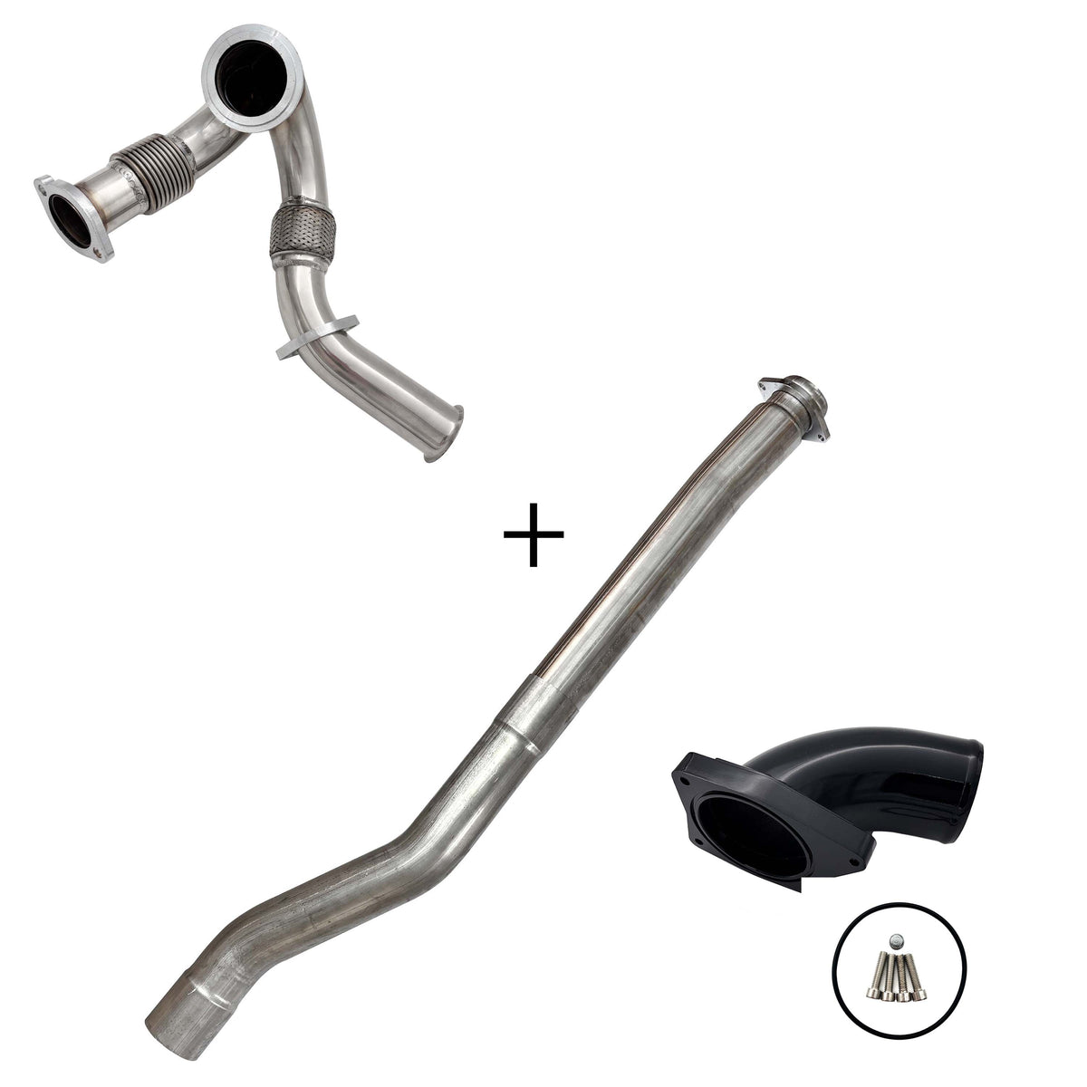 2003-2007 6.0L Ford Powerstroke Cat & Muffler/EGR/CCV/Up-Pipe Upgrade Kit