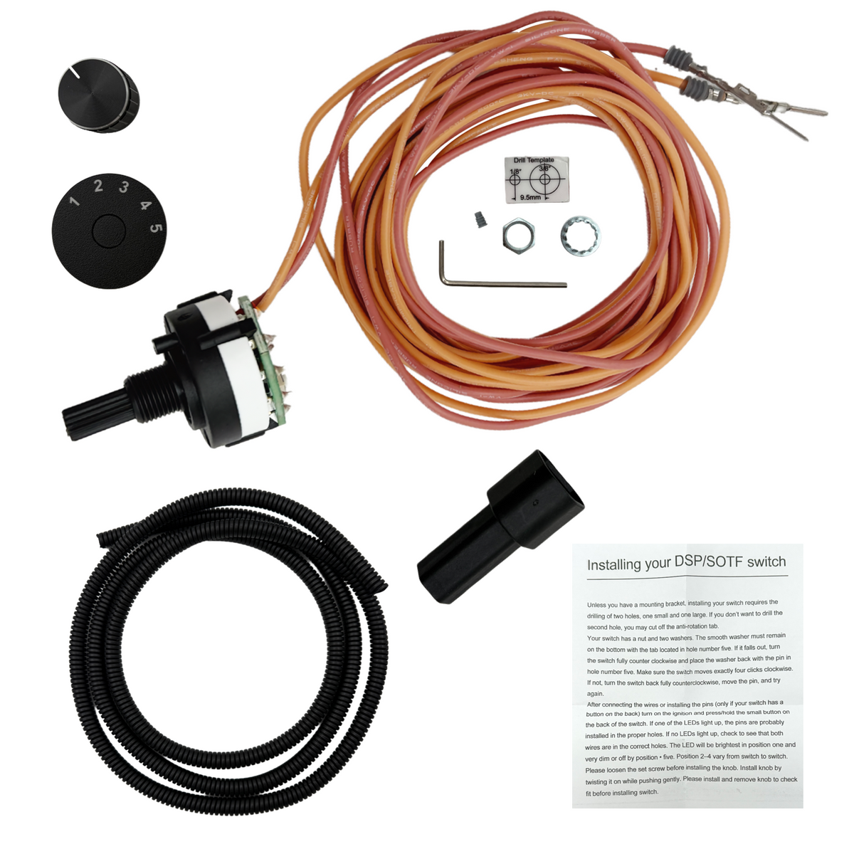 2015-2019 Ford 6.7L Powerstroke SOTF Shift-On-The-Fly Switch w/ Connector