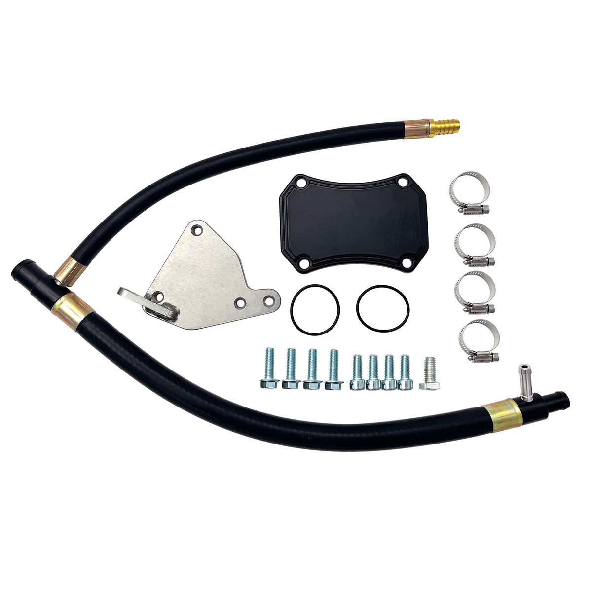 2015.5-2016 6.6L Duramax LML 4" DPF & CAT Delete Pipe & EGR Cooler Delete Kit