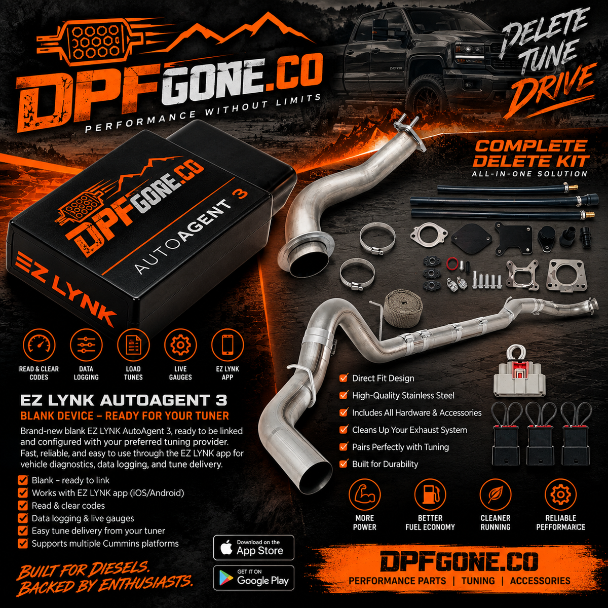 17-19 L5P Full Delete Package