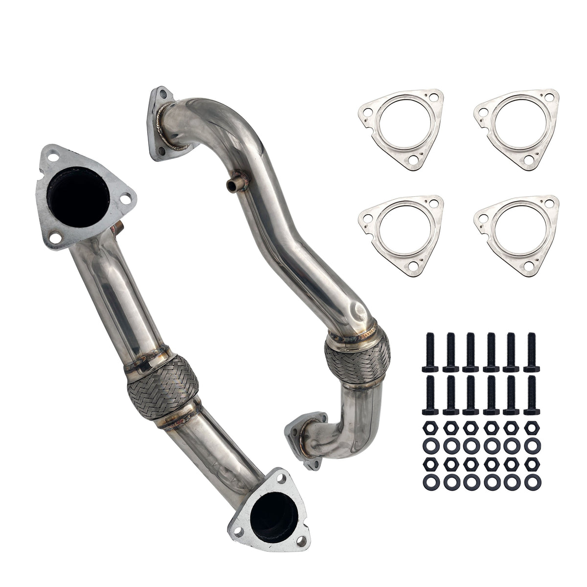 2008-2010 Ford Super Duty 6.4L Powerstroke Diesel Heavy Duty Turbo Exhaust Up-Pipe Kit