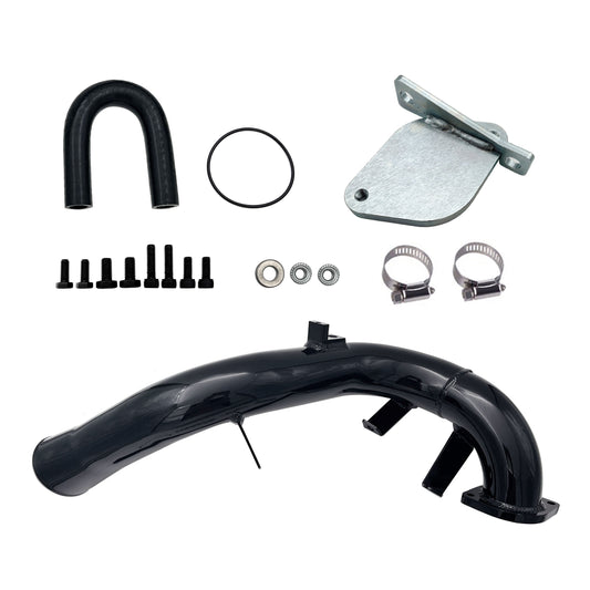 2007.5-2010 Chevy GMC 2500HD 3500HD 6.6L LMM Duramax EGR Delete Kit with Intake Elbow