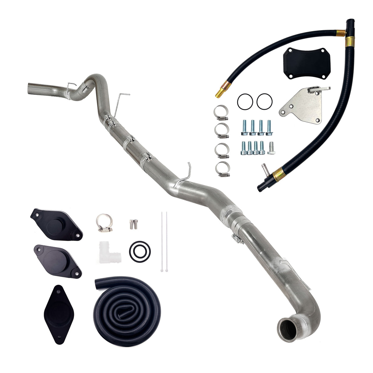 2011-2015.5 6.6L Duramax LML 4" DP-Back DPF Delete Pipe & EGR/CCV Delete Kit