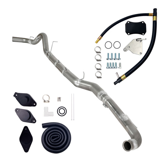 2011-2015.5 6.6L Duramax LML 4" DP-Back DPF Delete Pipe & EGR/CCV Delete Kit