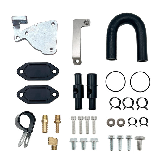 2011-2016 Chevy Silverado GMC Sierra 2500 3500HD 6.6L LML Duramax Diesel EGR Valve Cooler Delete Kit