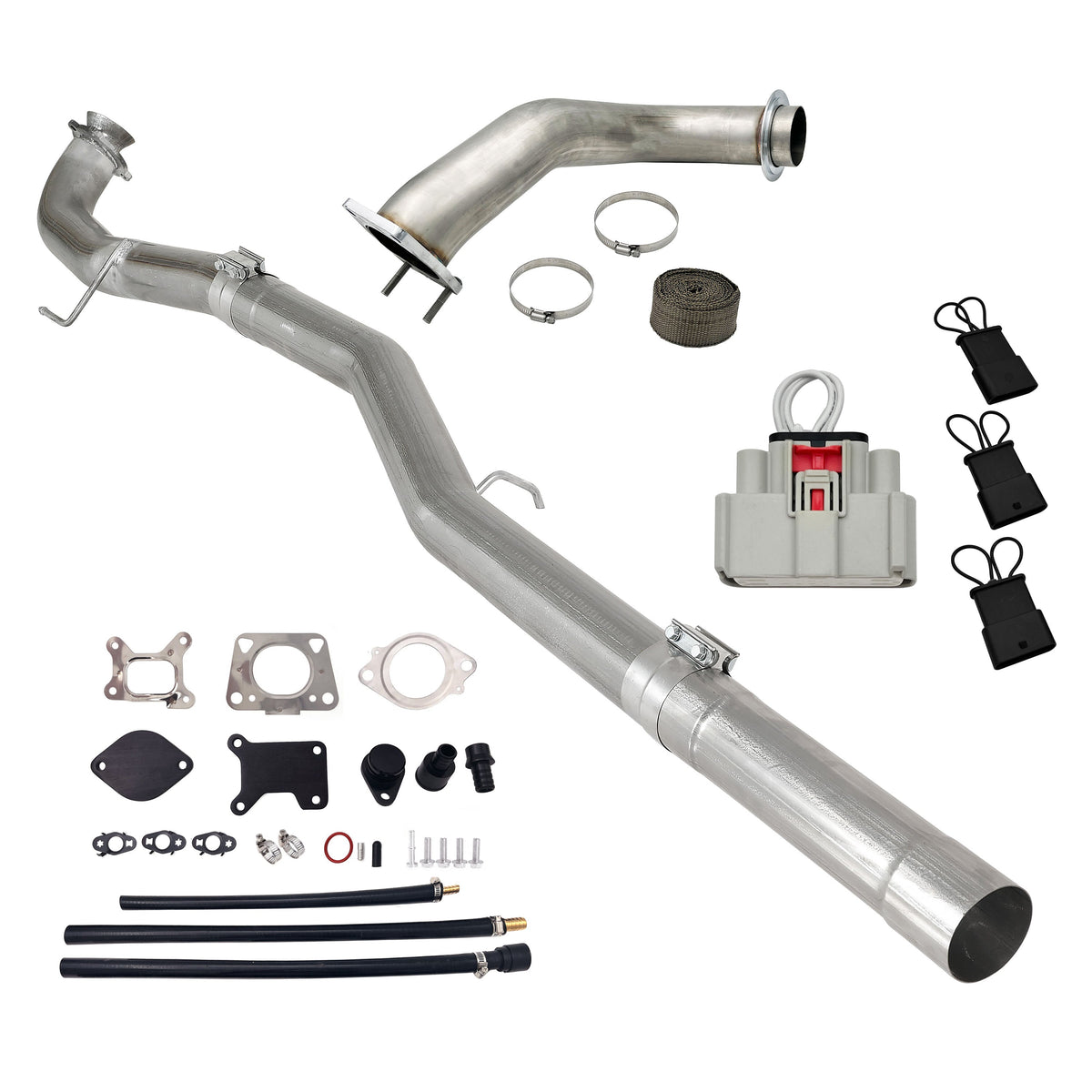 2017-2023 6.6L Duramax L5P DPF/CCV/EGR Delete & Downpipe w/ CAN Bus Kit