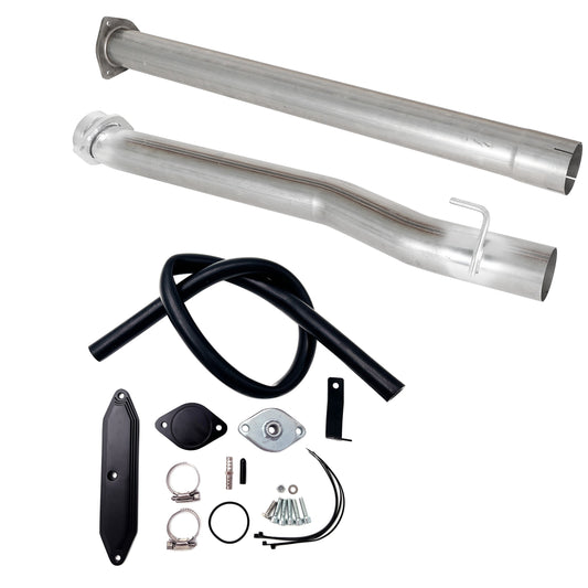 2011-2023 6.7L Ford Powerstroke 4" DPF & CAT Pipe w/ EGR Delete Kit