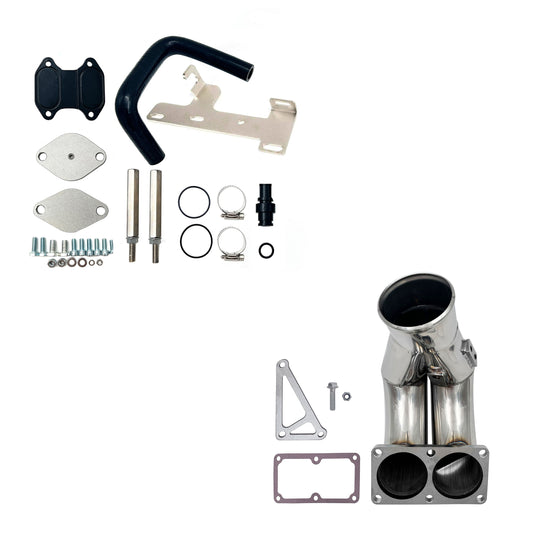 2010-2018 6.7L Ram 3.5" Intake Manifold Elbow Tube EGR Cooler Delete Kit