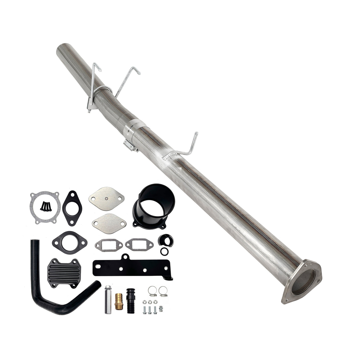 2013-2018 6.7L Ram 4" DPF Pipe & EGR Cooler Throttle Delete Kit