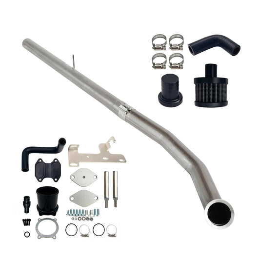 2010-2012 6.7L Ram 4" DPF Delete Pipe & EGR Cooler Delete Kit