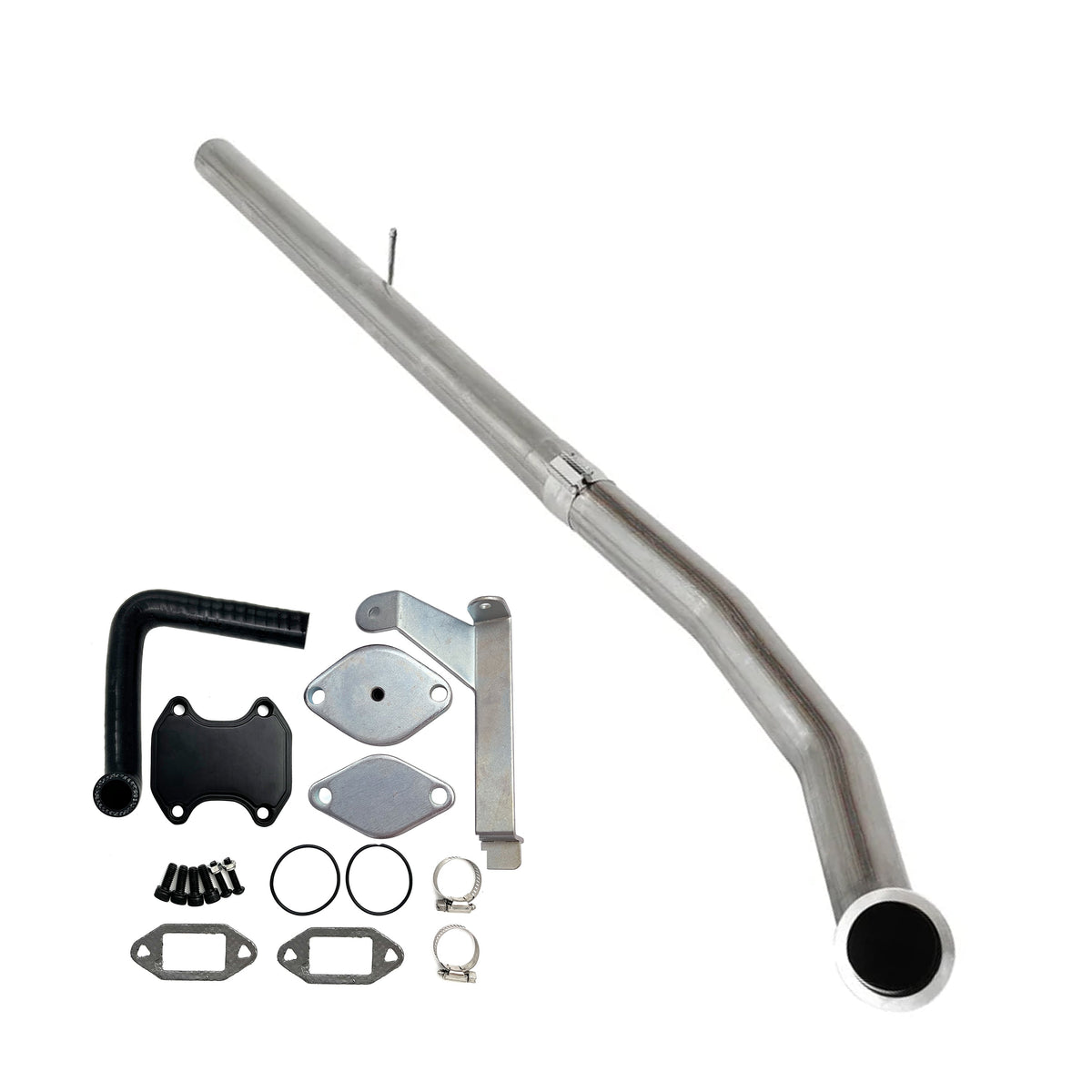 2007-2009 6.7L RAM Cummins 4" DPF Delete Race Pipe & EGR Delete Kit