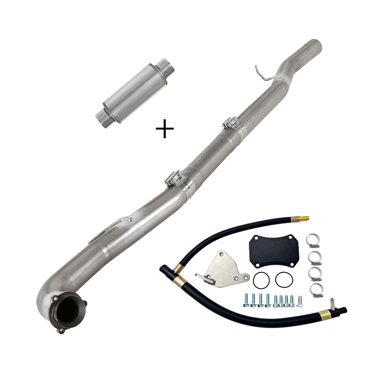 2011-2016 6.6L Duramax LML 4"/5" DP-Back DPF/EGR Delete Kit